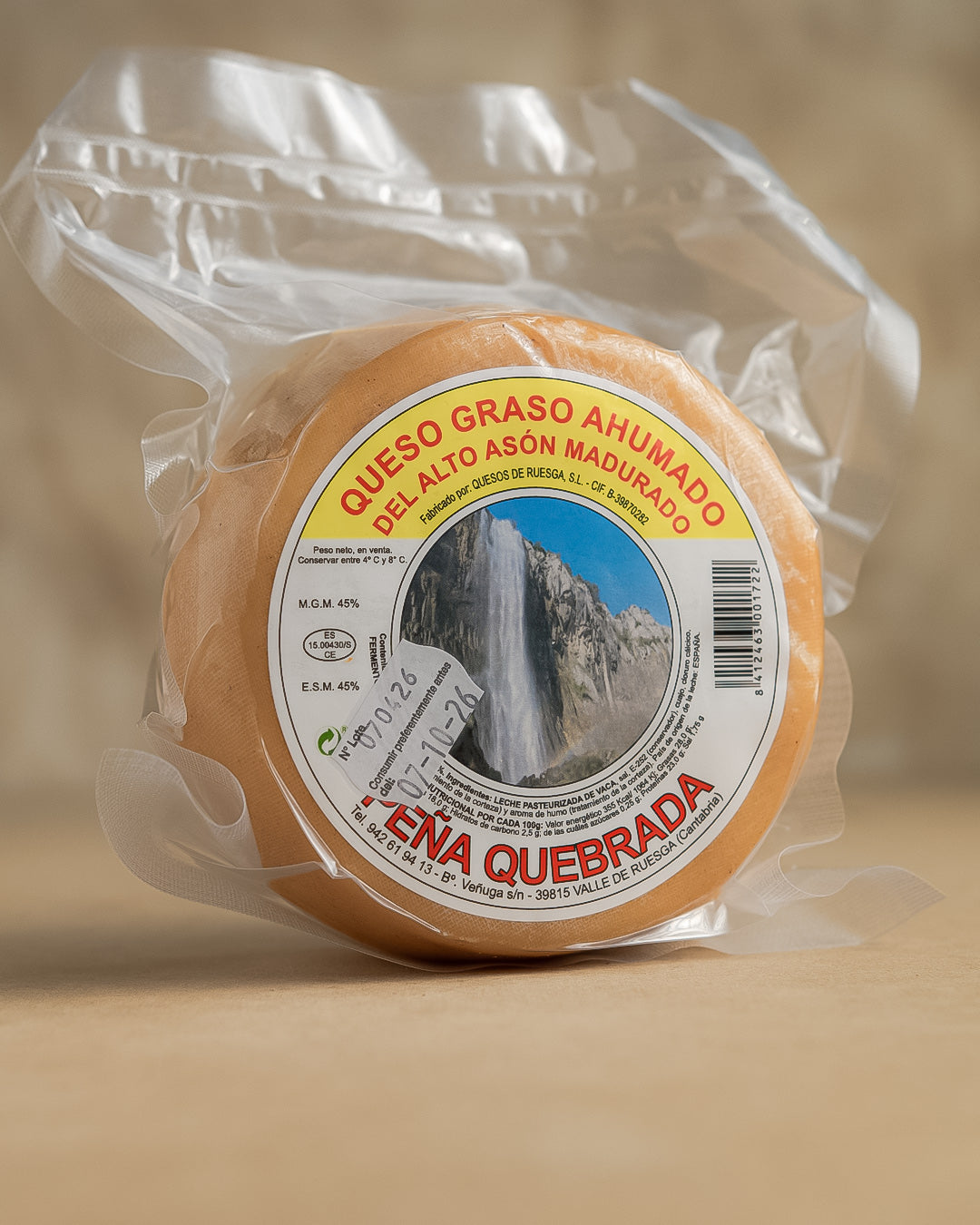 Queso Graso Ahumado del Alto Asón Madurado - Peña Quebrada
