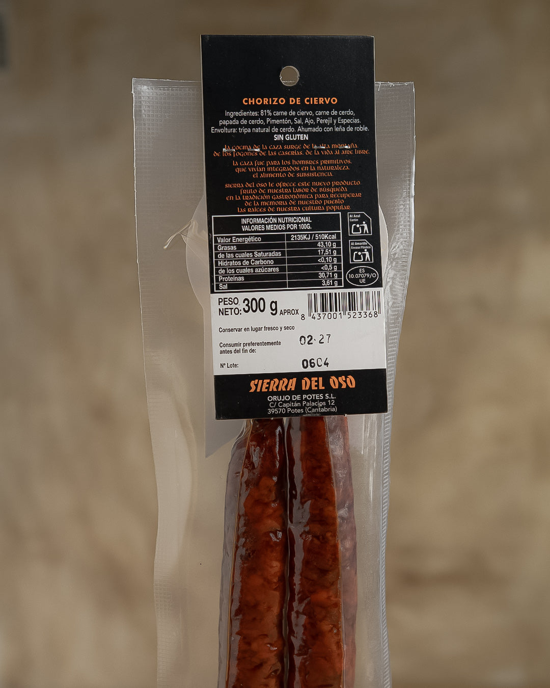 Chorizo de Ciervo