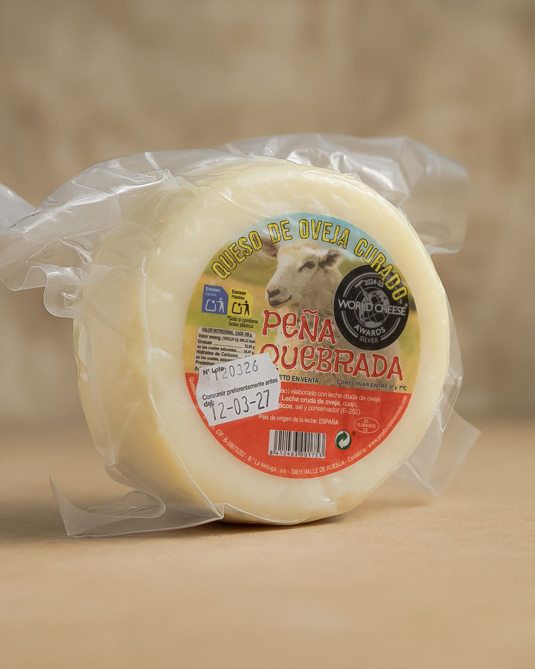 Queso de Oveja Curado - Peña Quebrada