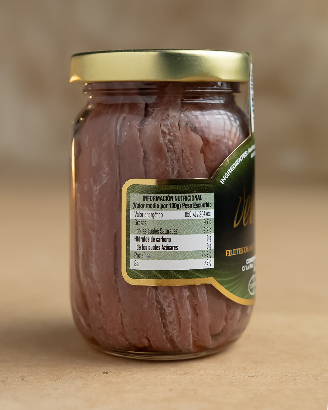Filetes de Anchoa en Aceite de Oliva - Conservas Velmar 210 g