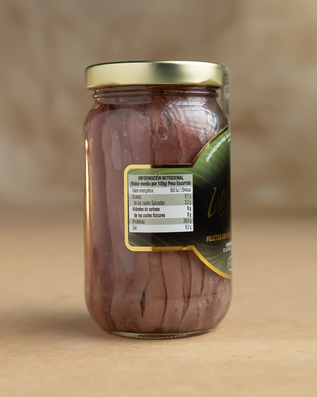 Filetes de Anchoa en Aceite de Oliva - Conservas Velmar 250 g