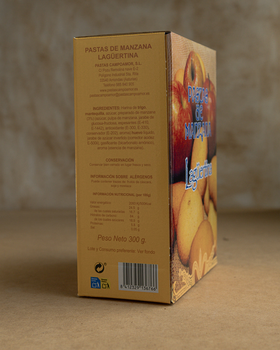 Pastas de Manzana - Lagüertina Campoamor 300g