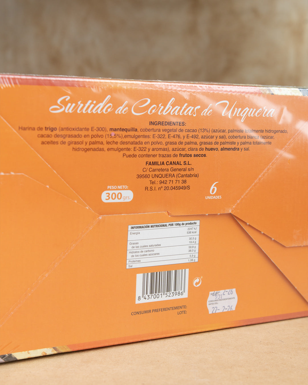 Surtido de Corbatas de Unquera - Rio Deva 300 grs