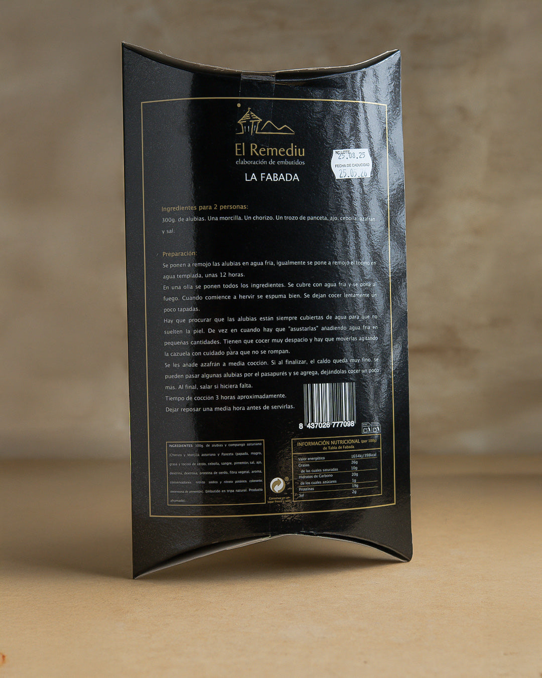 Tabla de Fabada - El Remediu 65g