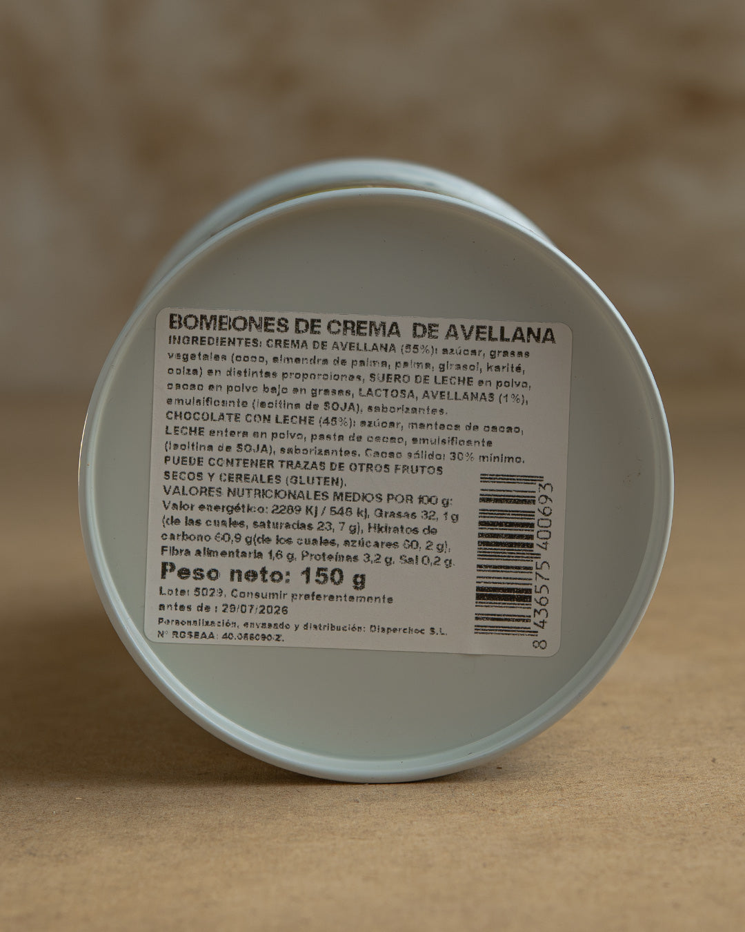 Bombones de Crema de Avellana - El Ermitaño 150g