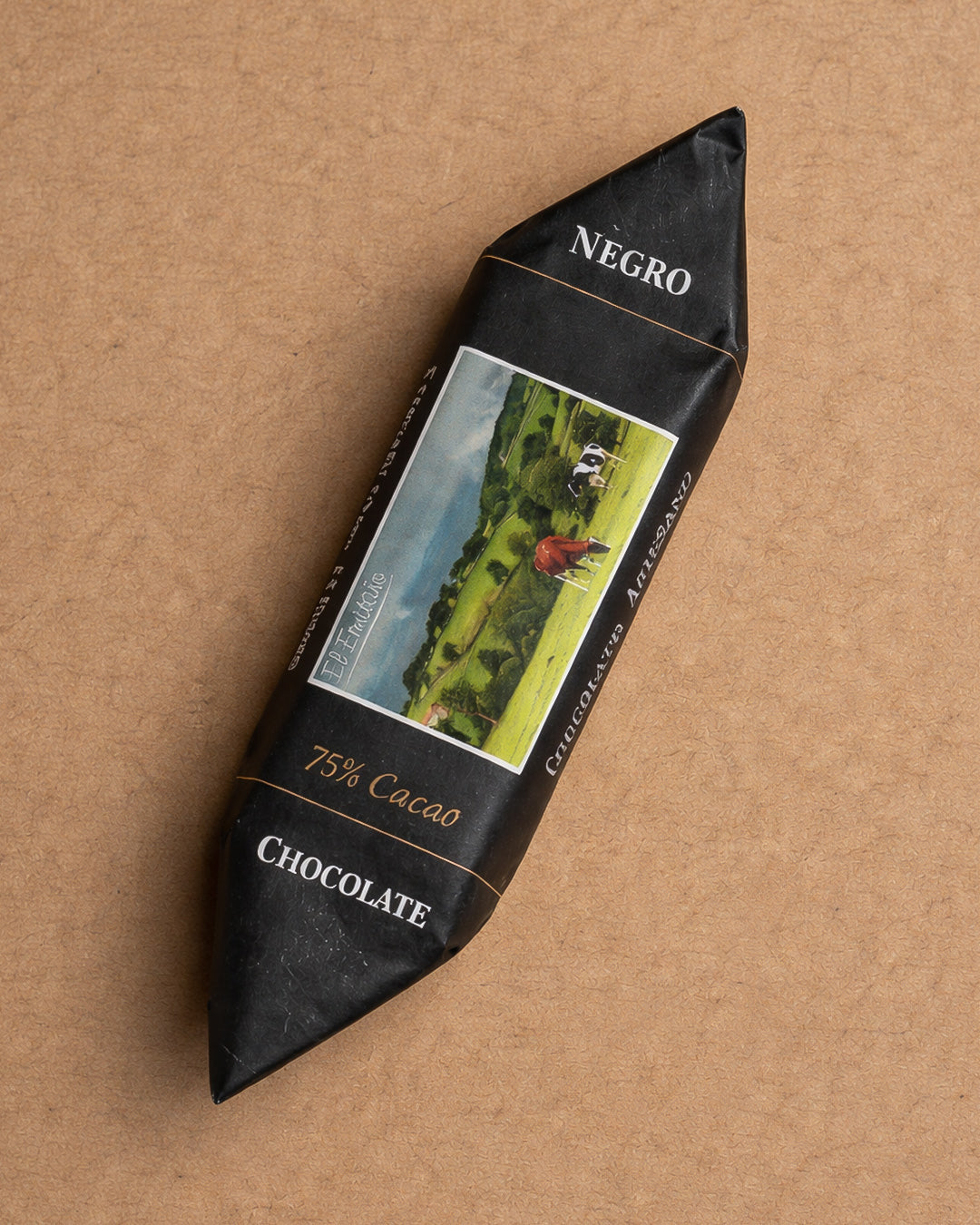 Chocolate Negro 75% Cacau Artesanal - El Ermitaño 200g