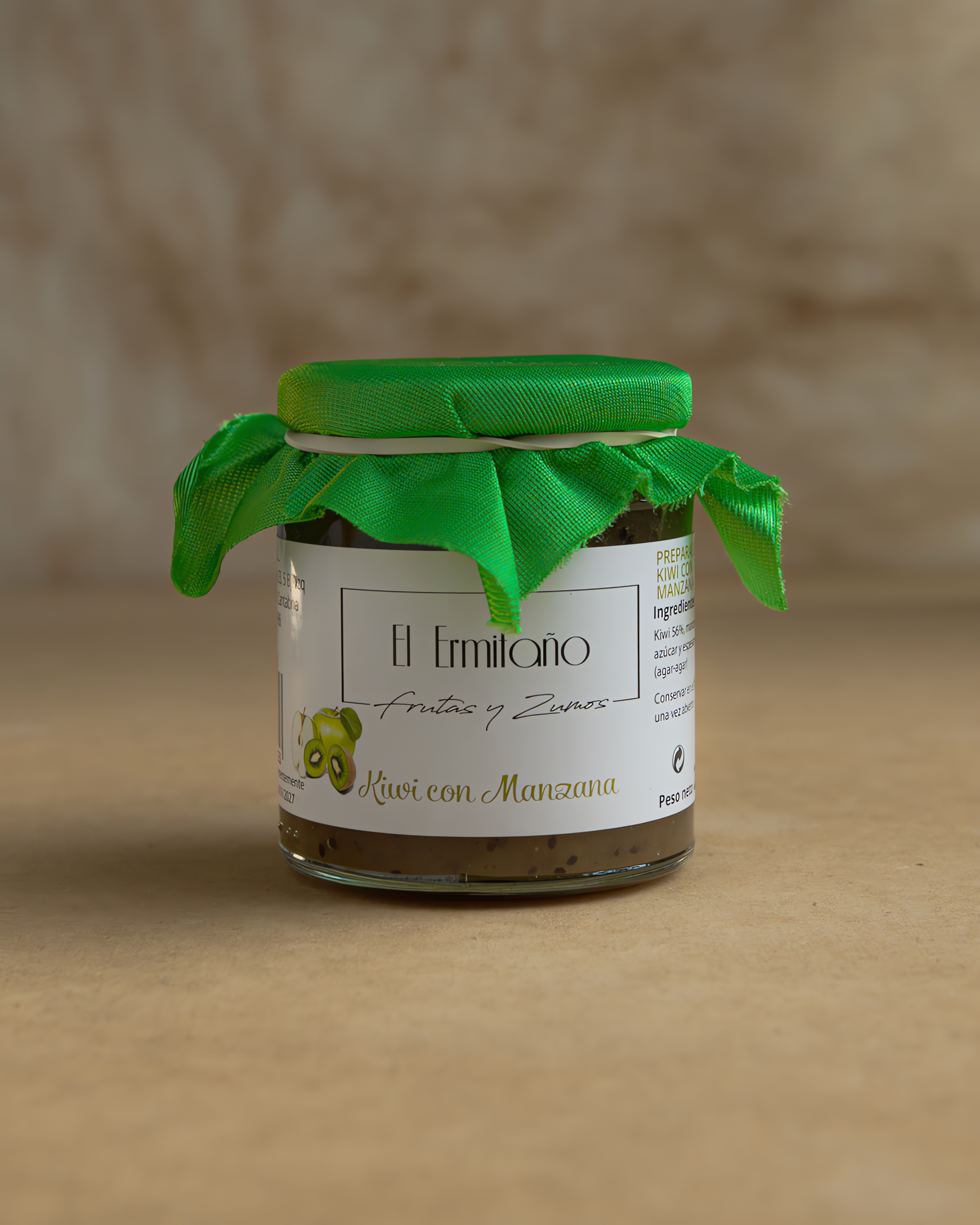 Mermelada Artesanal de Kiwi con Manzana 240 g