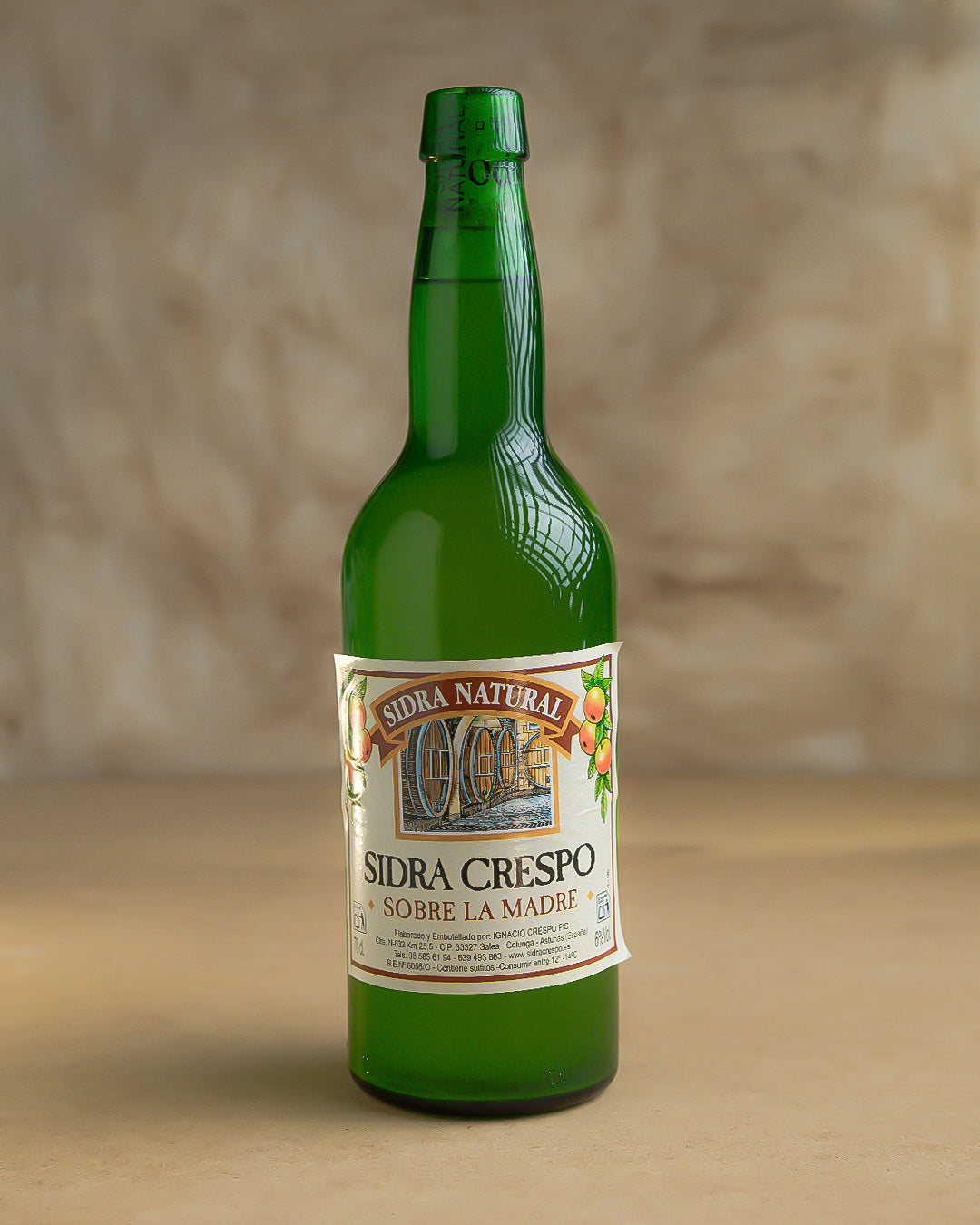 Sidra Natural Crespo - Sobre la Madre 70 cl