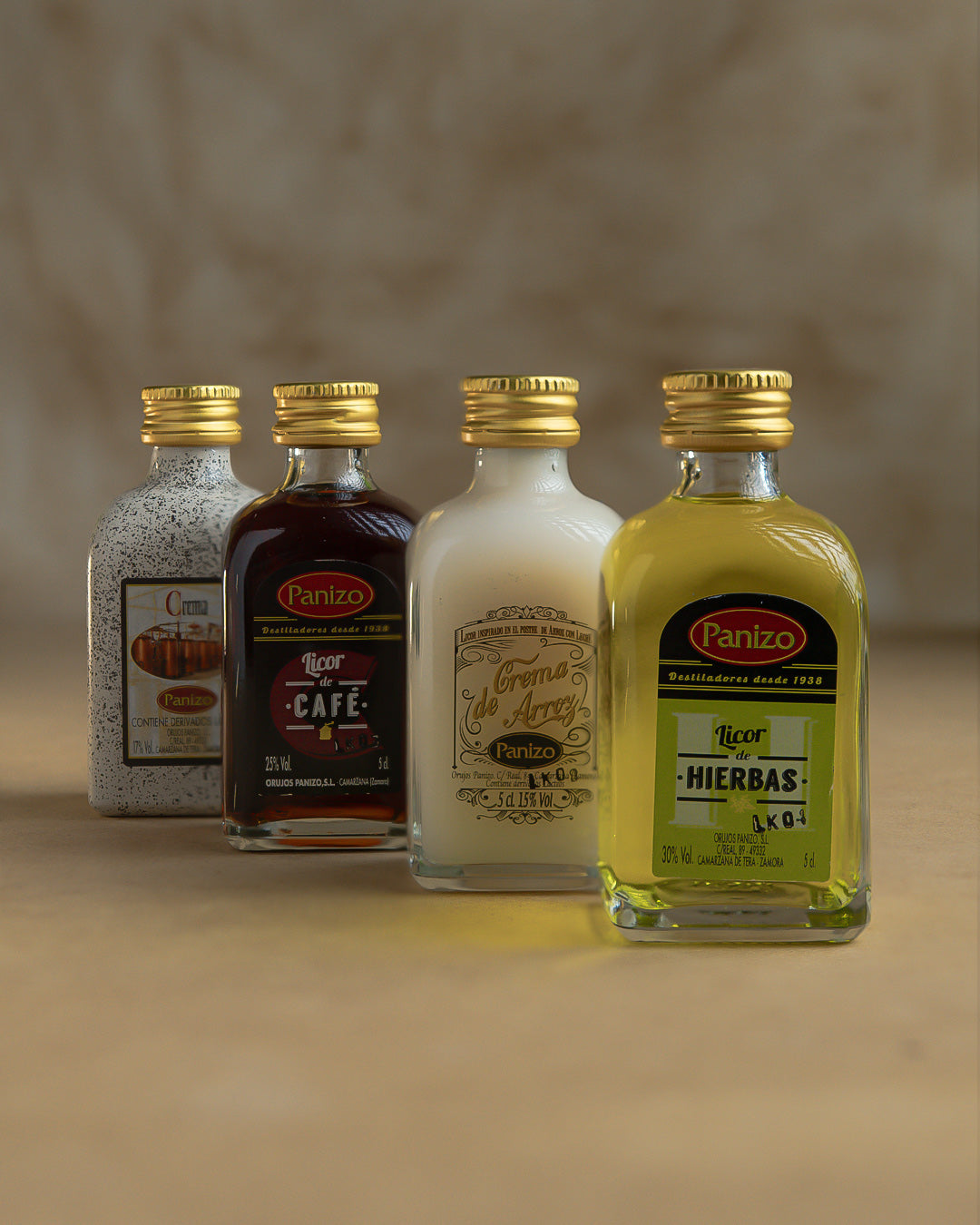 Pack Degustación de Licores Panizo - 4 Miniaturas 5cl