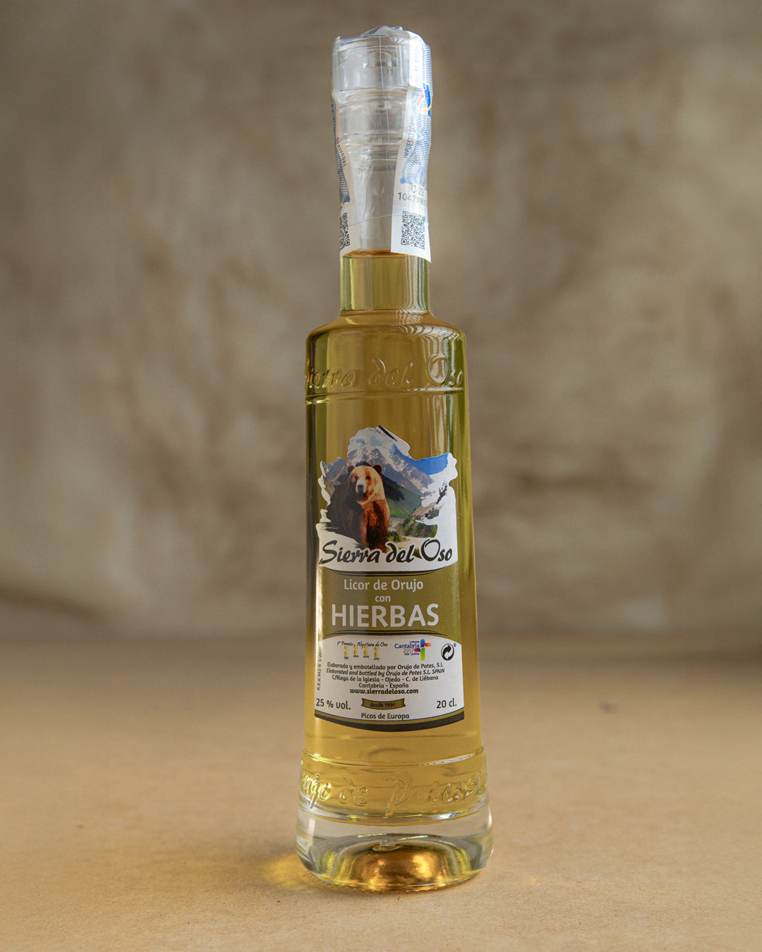 Licor de Orujo con Hierbas - Sierra del Oso 20cl