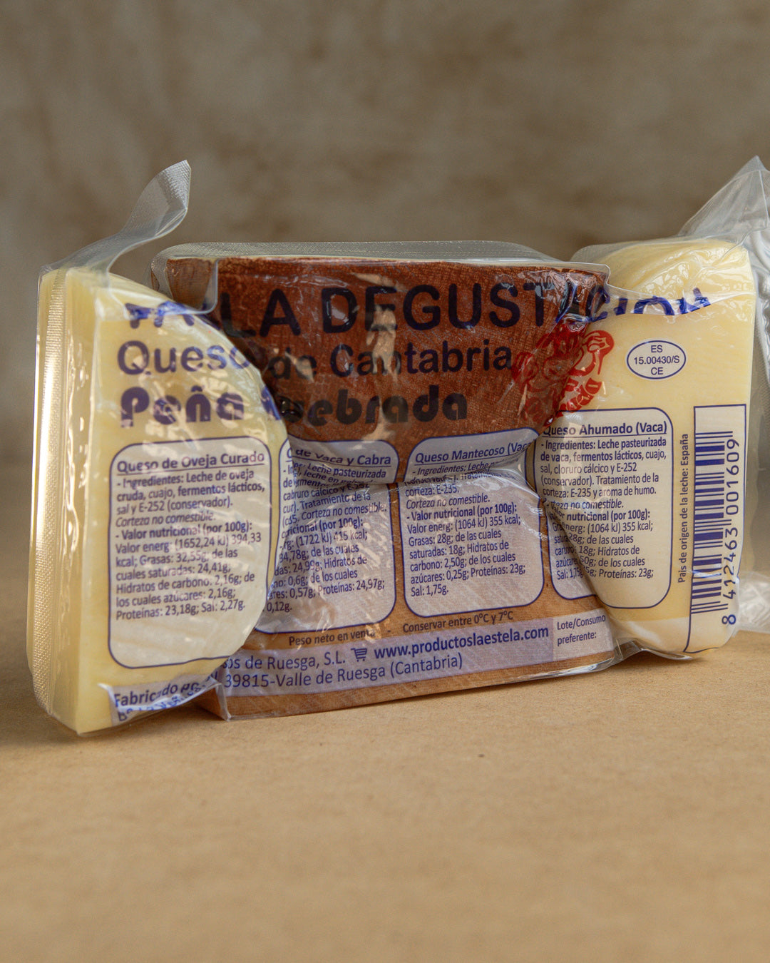 Tabla de Degustación de Quesos 4un - Peña Quebrada