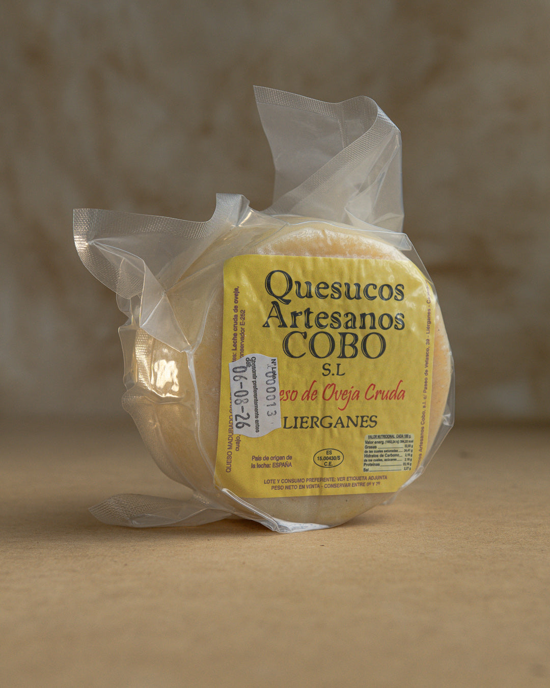 Quesuco Artesano Cobo - Oveja Cruda