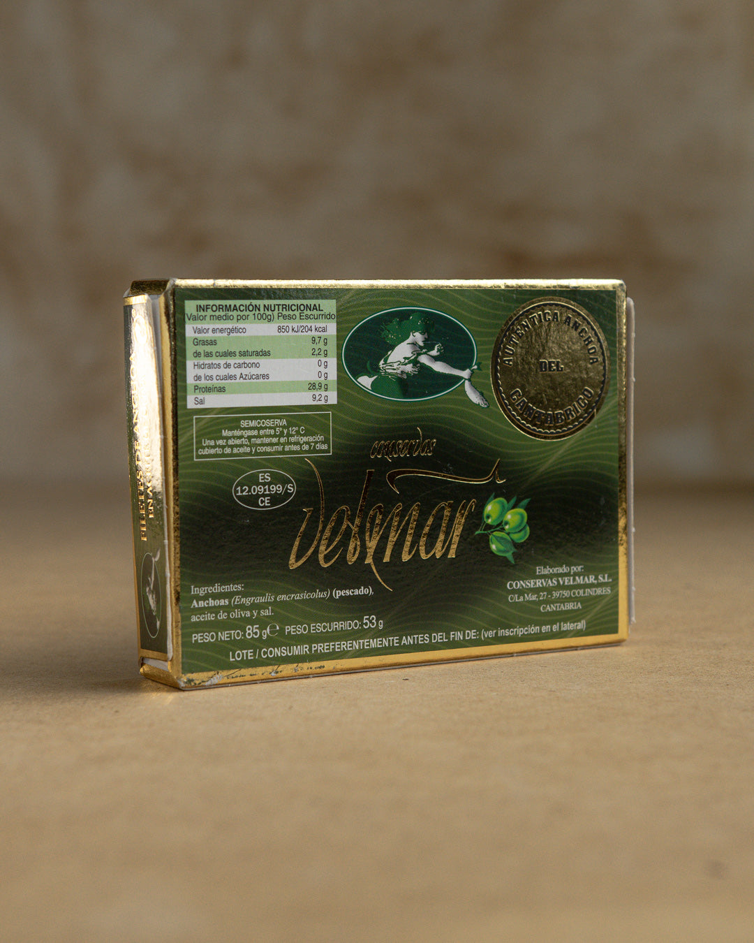 Filetes de Anchoa en Aceite de Velmar - 85g