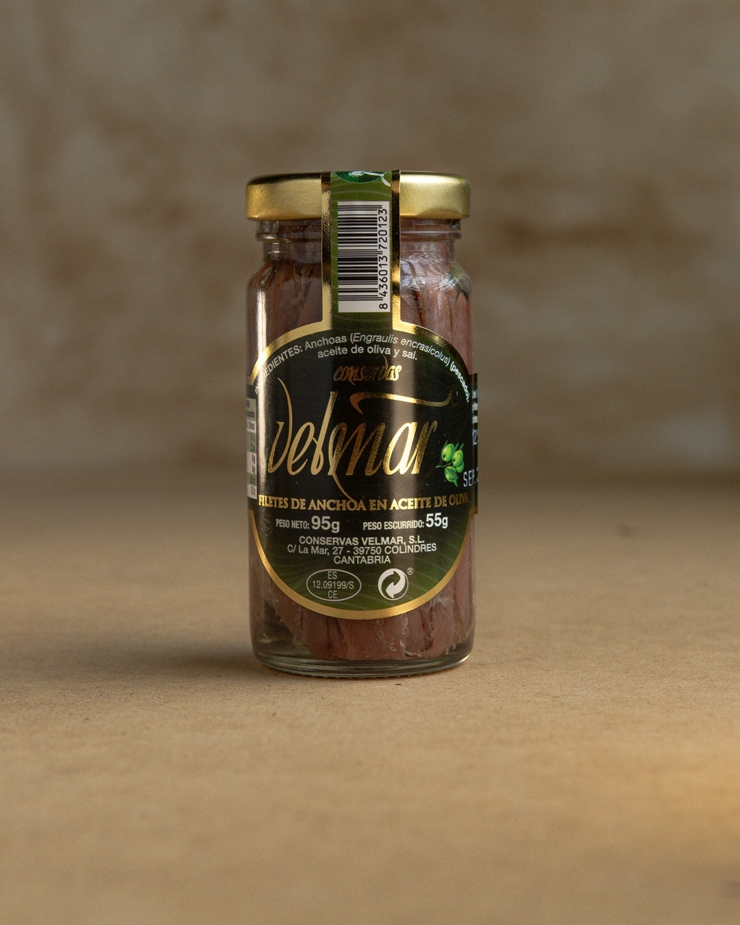 Filetes de Anchoa en Aceite de Oliva Delmar -55g
