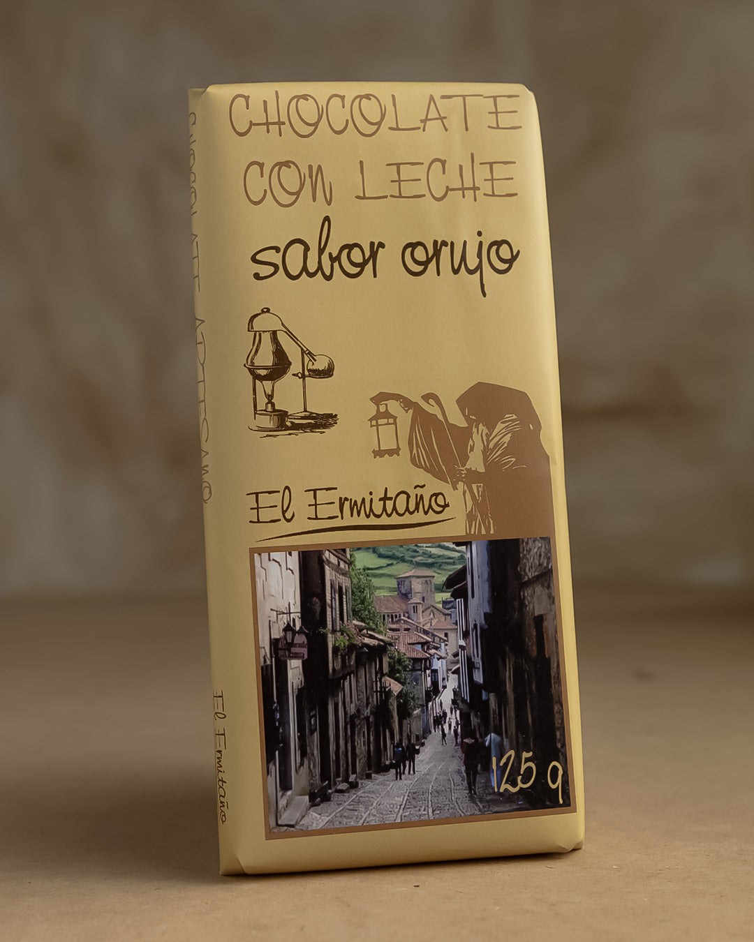 Chocolate con Leche Sabor Orujo - El Ermitaño 125g