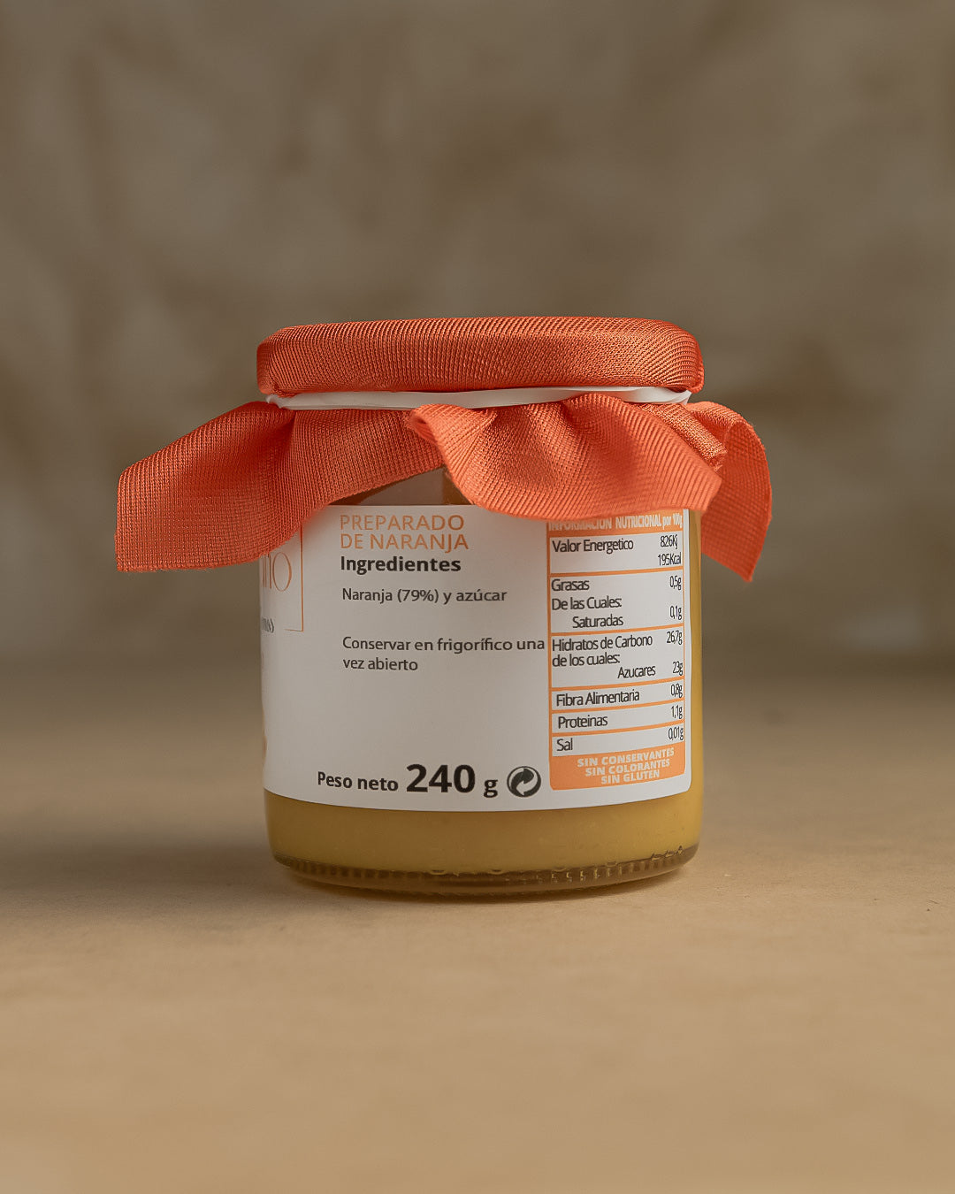 Mermelada Artesanal de Naranja - El Ermitaño 240 g