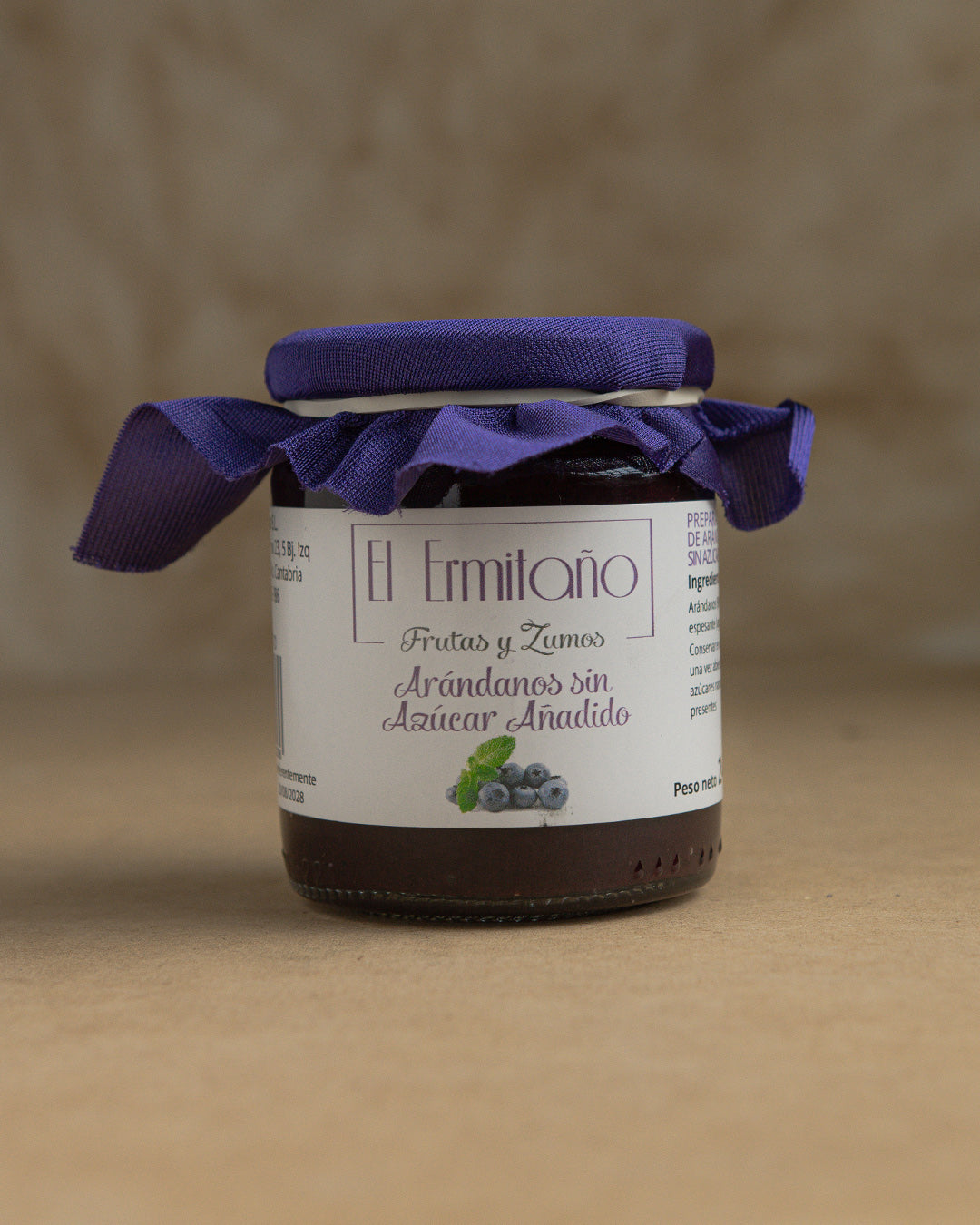 Mermelada Artesanal de Pera al Vino Tinto - El Ermitaño 240 g