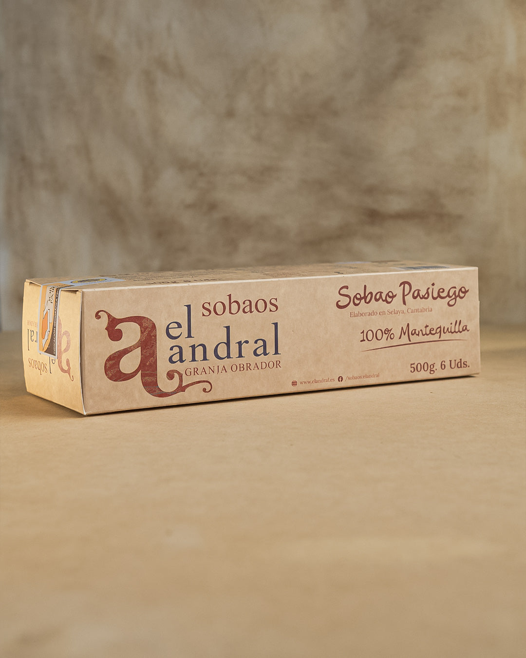 Sobao Pasiego 6un - El Andral 500g