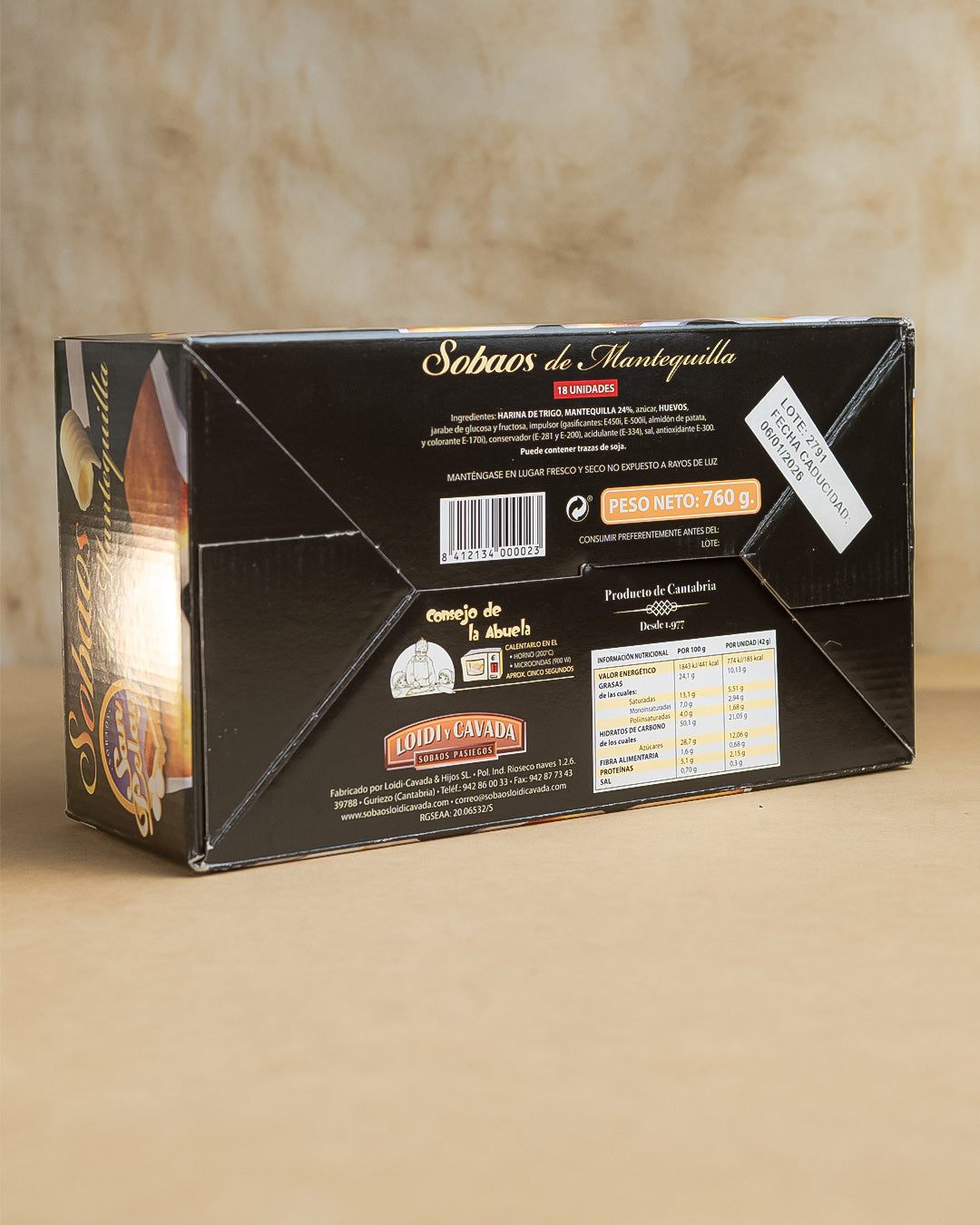 Sobaos de Mantequilla 18un - San Pelayo 760g