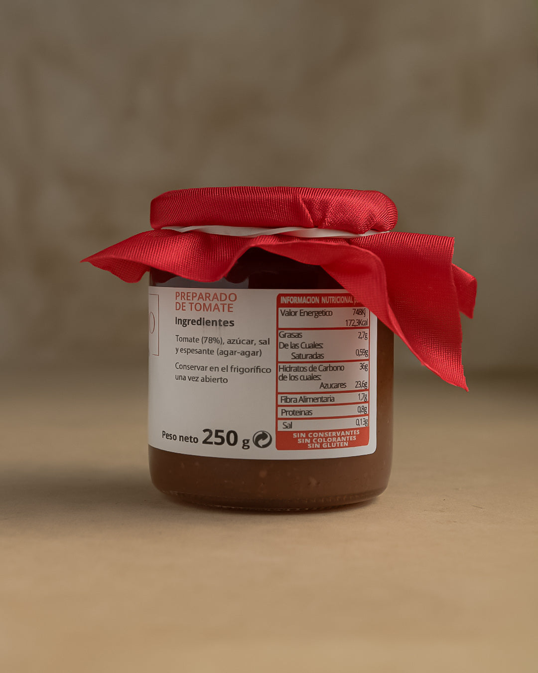 Mermelada Artesanal de Tomate - El Ermitaño 250 g