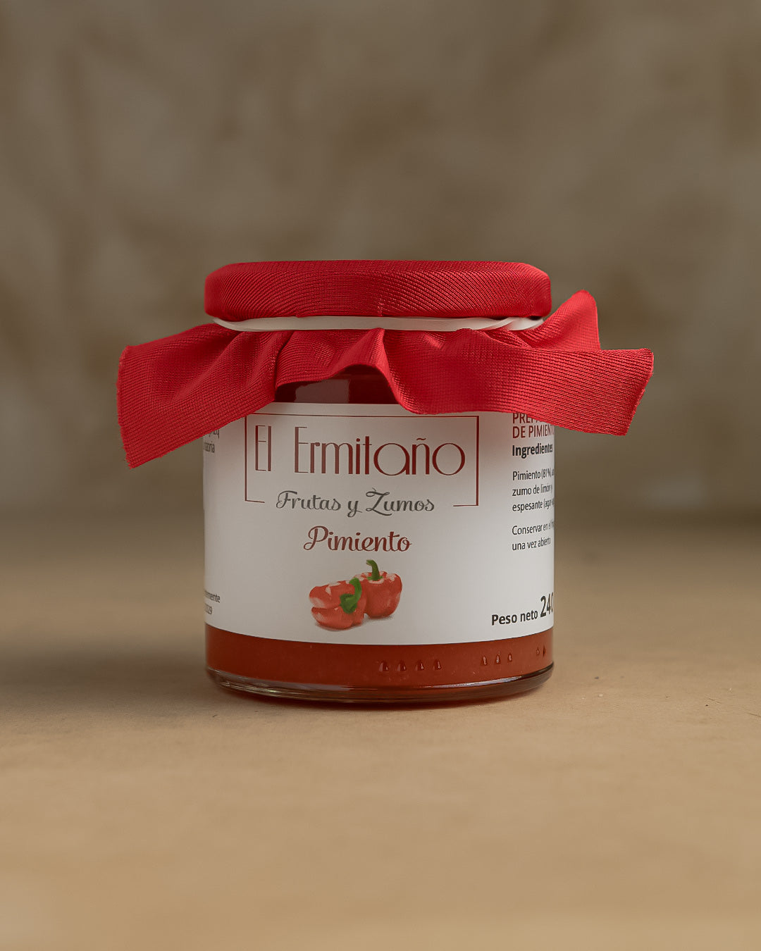 Mermelada Artesanal de Pimiento - El Ermitaño 240 g