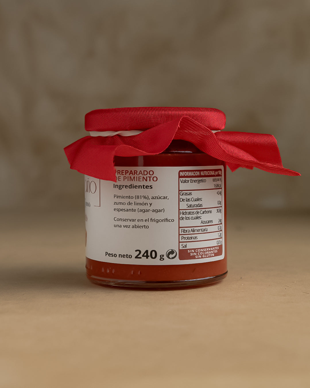 Mermelada Artesanal de Pimiento - El Ermitaño 240 g