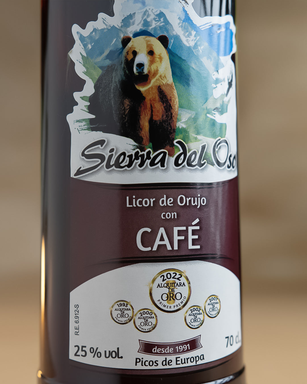 Licor de Orujo con Café - Sierra del Oso 70 cl
