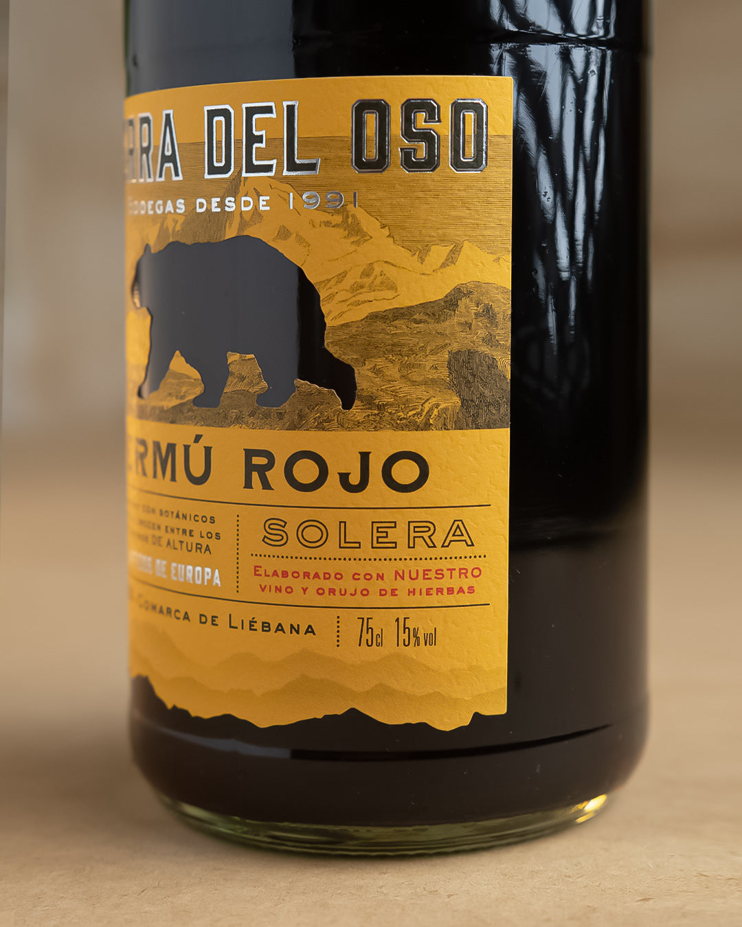 Vermú Rojo Solera - Sierra del Oso 75 cl
