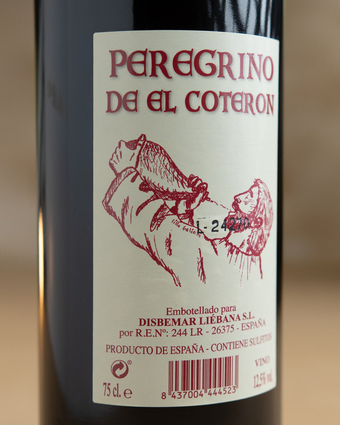 Vino Tinto Peregrino de El Coterón - Disbemar Liébana 75 cl