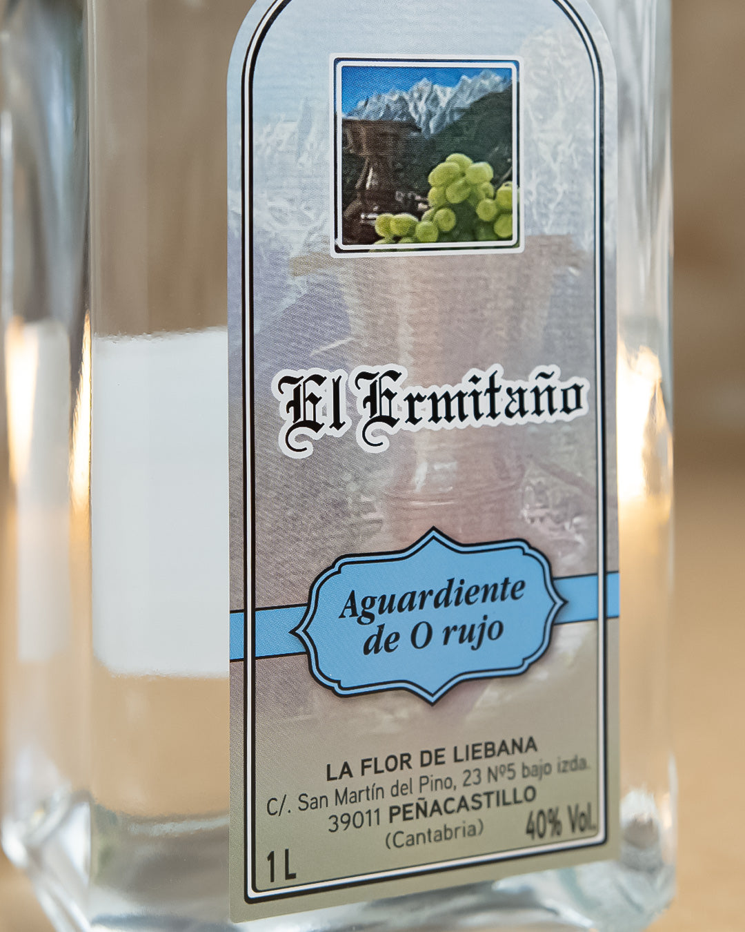 Aguardiente de Orujo - El Ermitaño 1 L