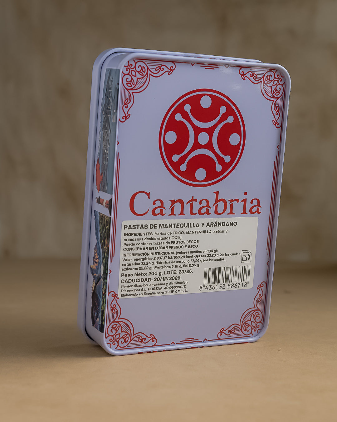 Bombones de Pasta de Mantequilla y Arándano - El Ermitaño 200g
