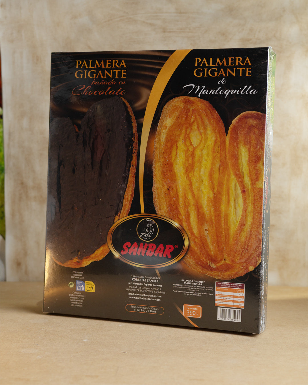 Palmeras Gigantes Mantequilla - Sanbar 390 g