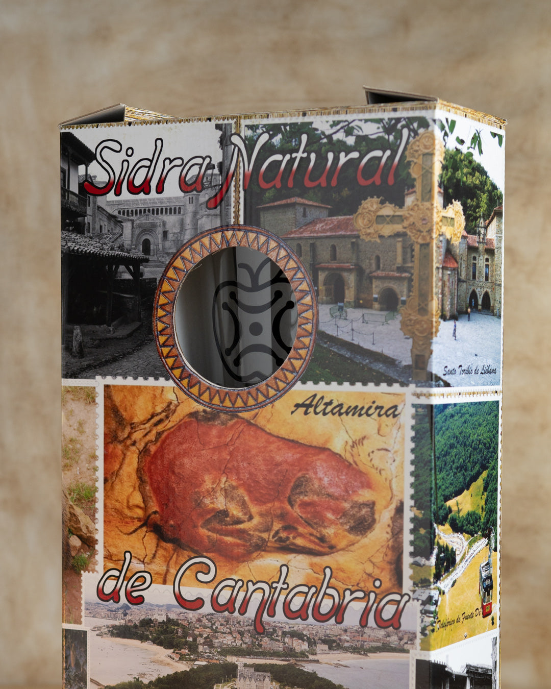 Sidra Natural de Cantabria - Estuche Regalo 2x75 cl + Vaso