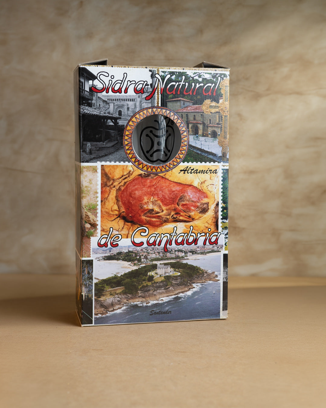 Sidra Natural de Cantabria - Estuche Regalo 2x75 cl + Vaso