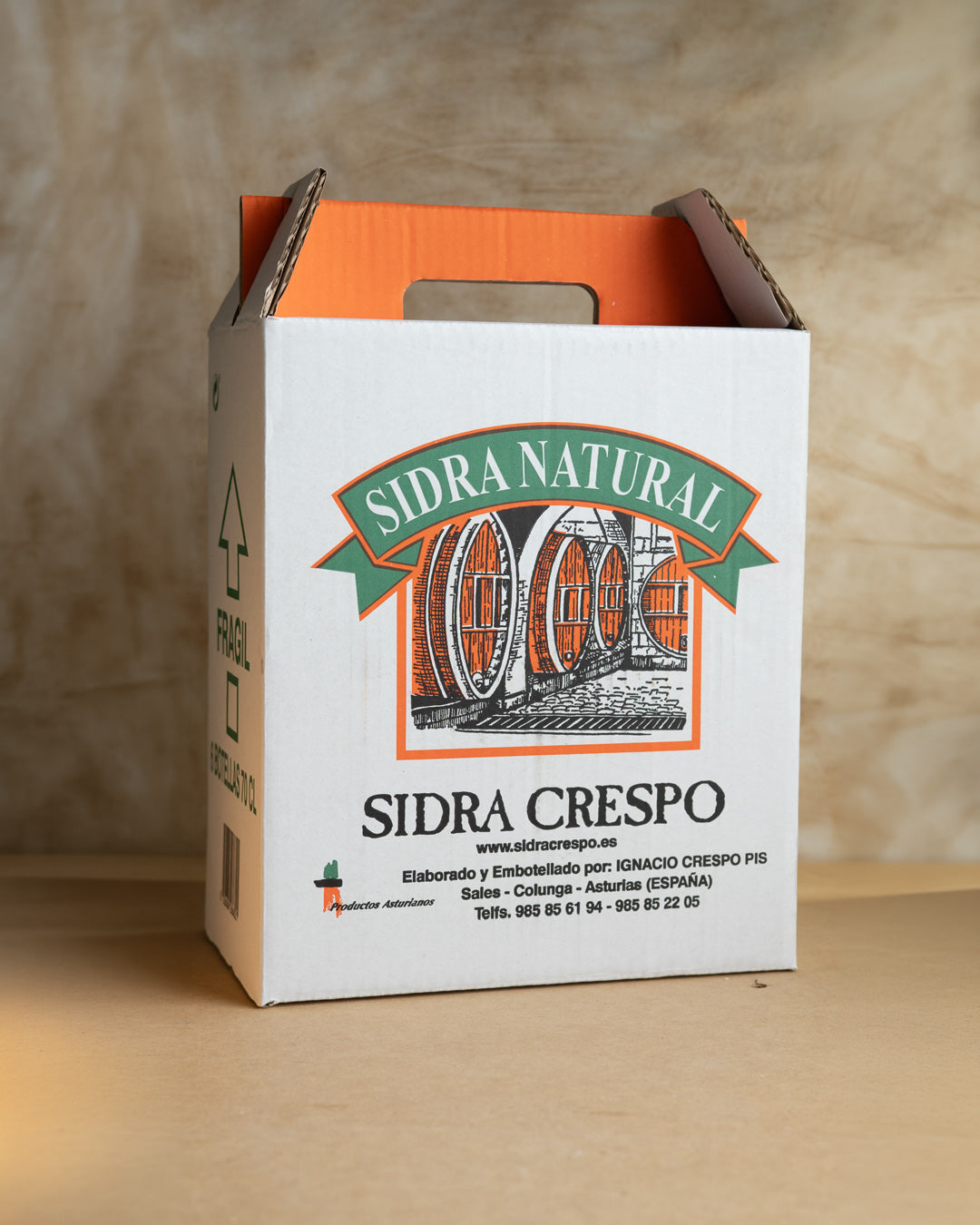 Caja Sidra Natural - Sidra Crespo 6x70 cl